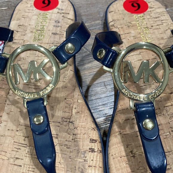 MICHAEL Michael Kors Sandals (Navy & Gold) - Picture 5 of 6